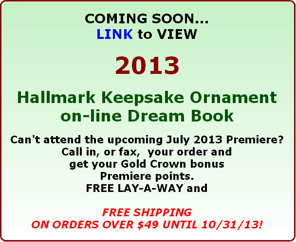 Click here to view the 2009 Dream Book on-line!